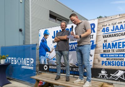 Jan na 46 dienstjaren met pensioen